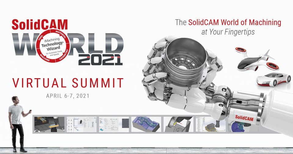 informacja o wydarzeniu SolidCAM World 2021 Virtual Summit