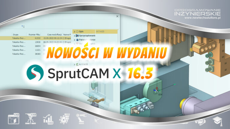 SprutCAM 16.3 - aktualizacja - Co nowego?